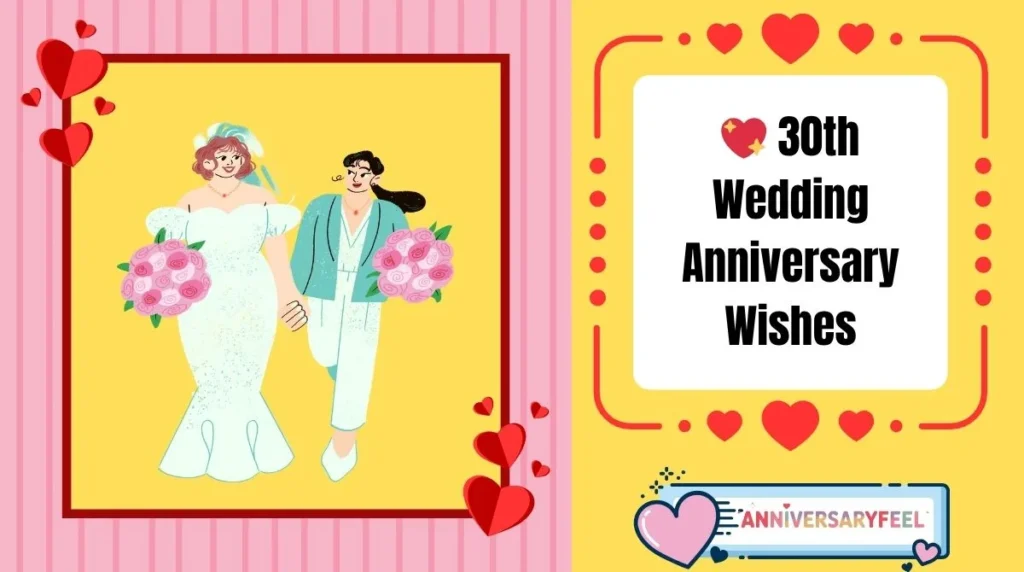 30th Wedding Anniversary Wishes