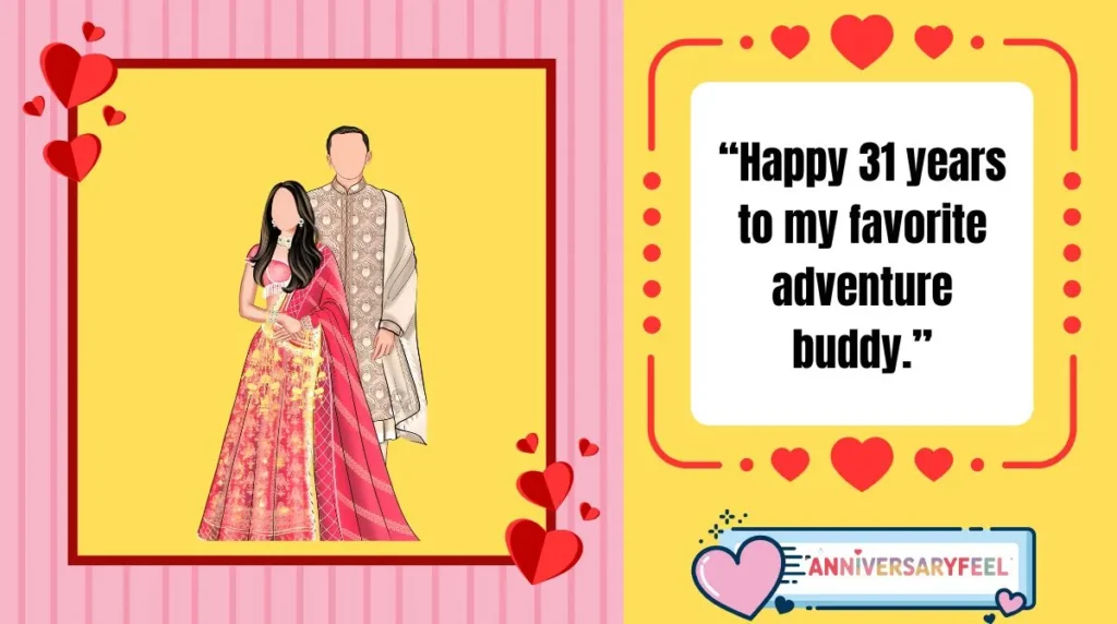  31st Wedding Anniversary Quotes