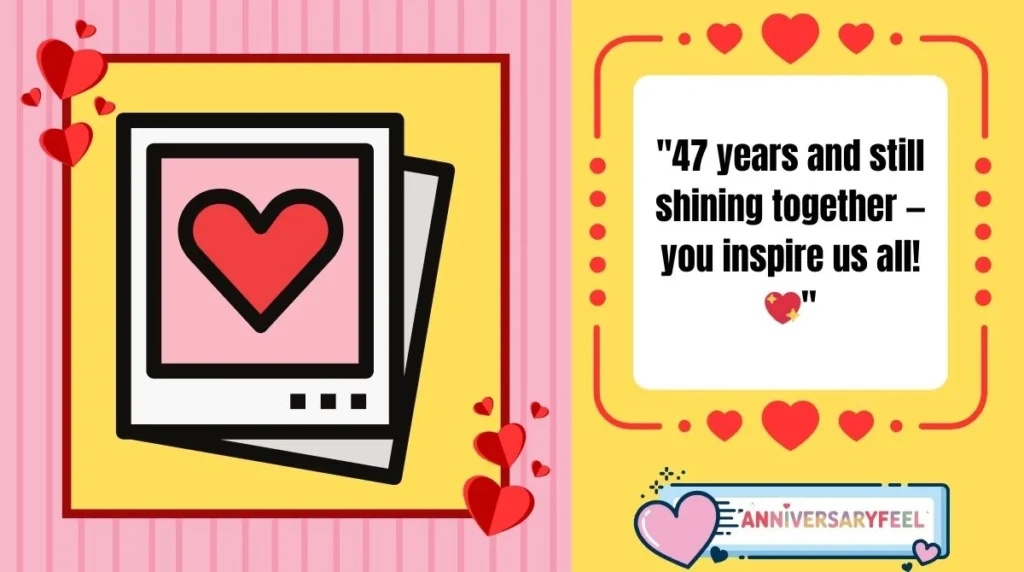 47th Wedding Anniversary Wishes