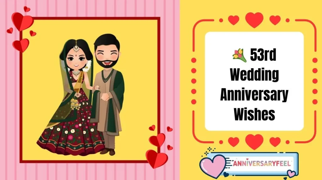 53rd Wedding Anniversary Wishes