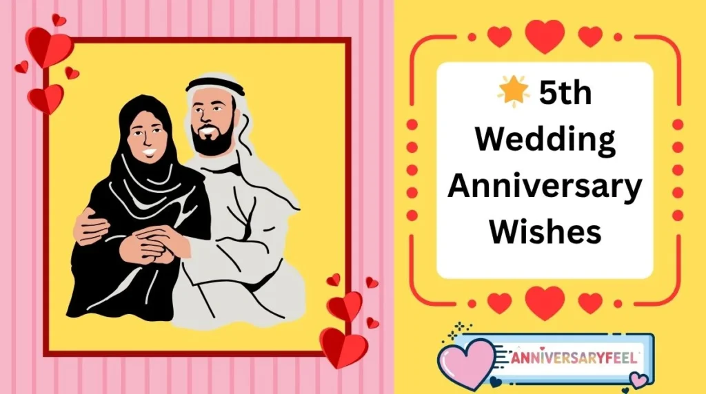 5th Wedding Anniversary Wishes
