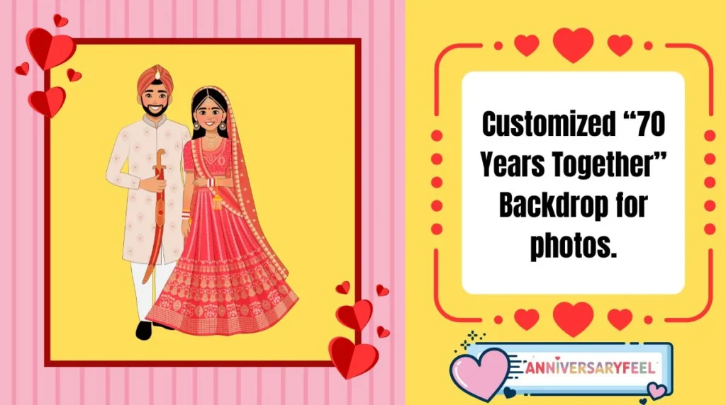 70th Wedding Anniversary Decorations