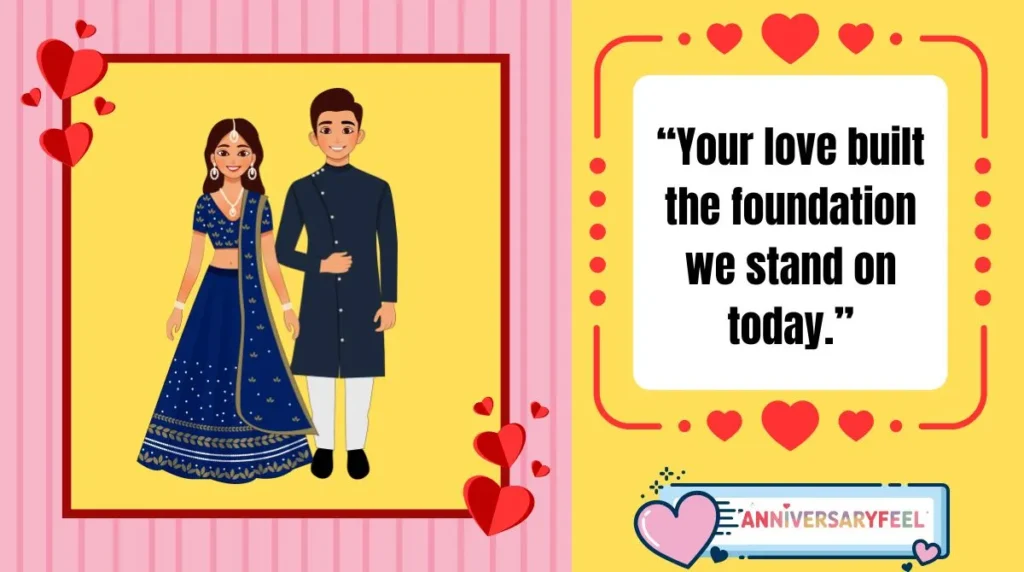 75th Wedding Anniversary with Love and Family Wishes 