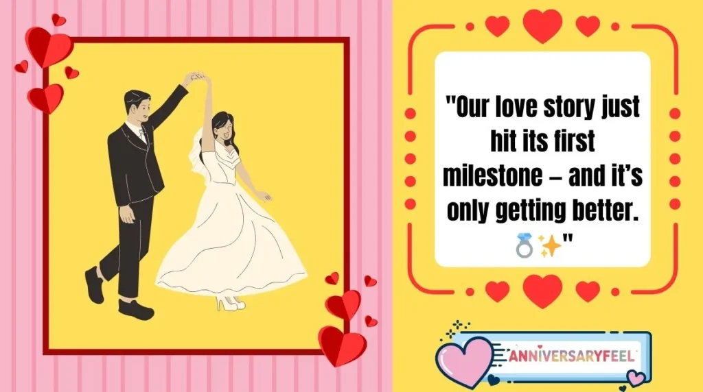 Captivating 1st Anniversary Captions for Social Media
