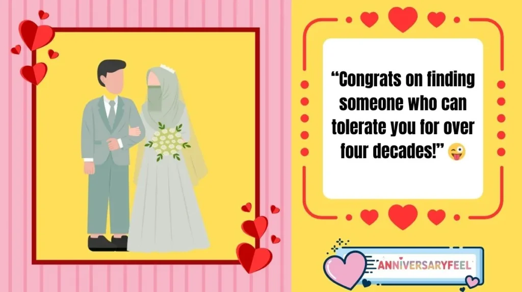 Funny 42nd Wedding Anniversary Quotes & Wishes