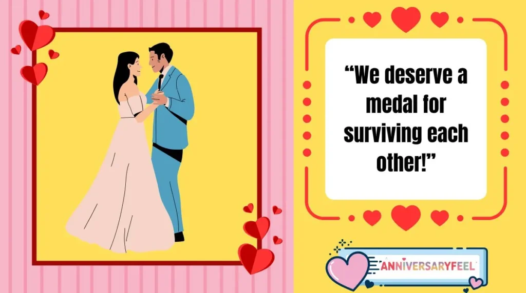 Funny Crystal Anniversary Captions