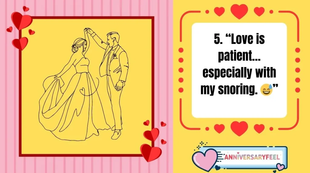 Funny Ivory Anniversary Captions 