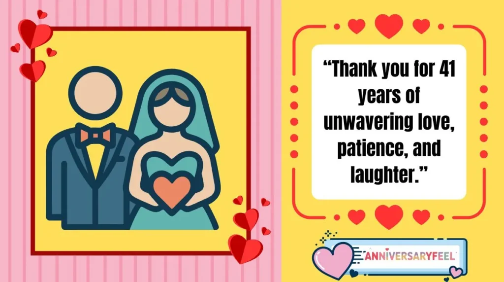 Happy 41st Anniversary to My Husband 