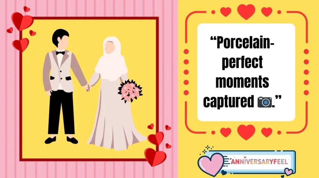 Porcelain Anniversary Instagram Captions