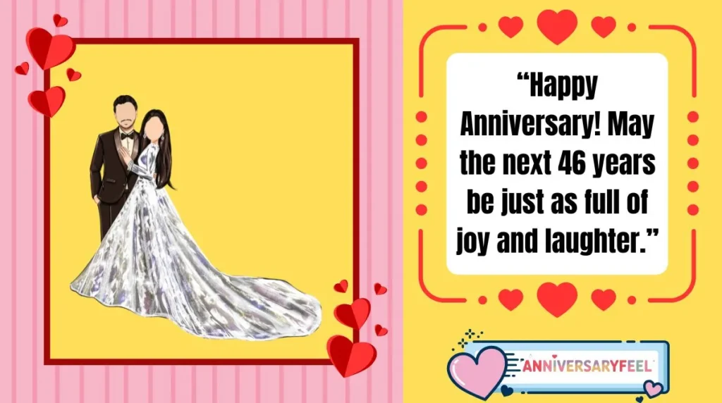 Quotes and Wishes for Your 46th Wedding Anniversary in English