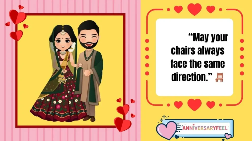 Real Furniture-Inspired Anniversary Wishes for Friends