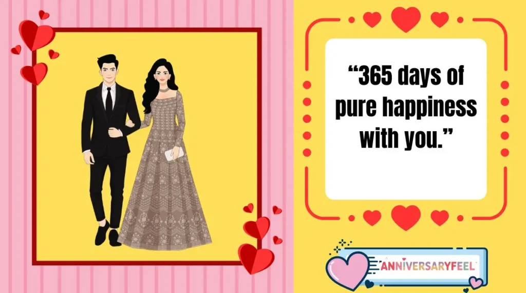 Romantic First Anniversary Quotes for Couples
