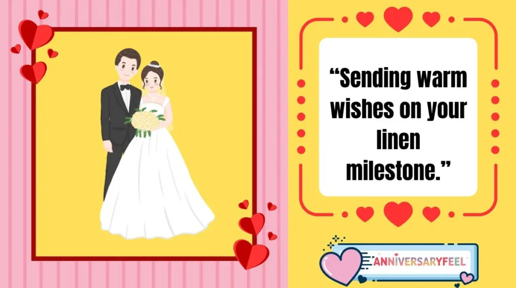 Silk & Linen Anniversary Wishes for Couples