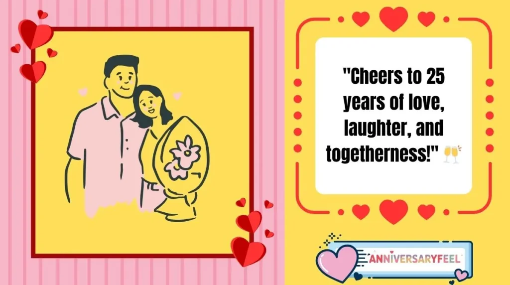 Silver Jubilee 25th Wedding Anniversary Wishes 