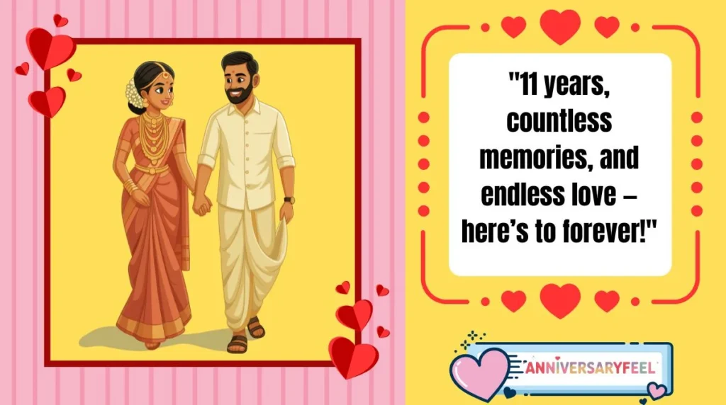 Top 10 Heartwarming Quotes for Your 11th Anniversary