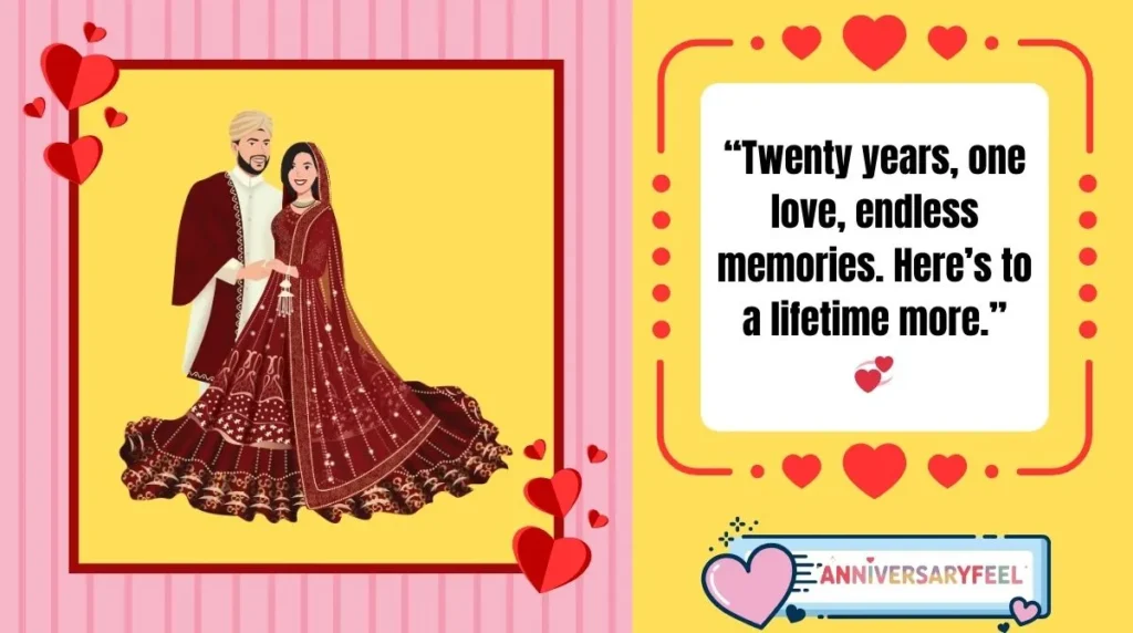  Top 10 Quotes for 20th Wedding Anniversary