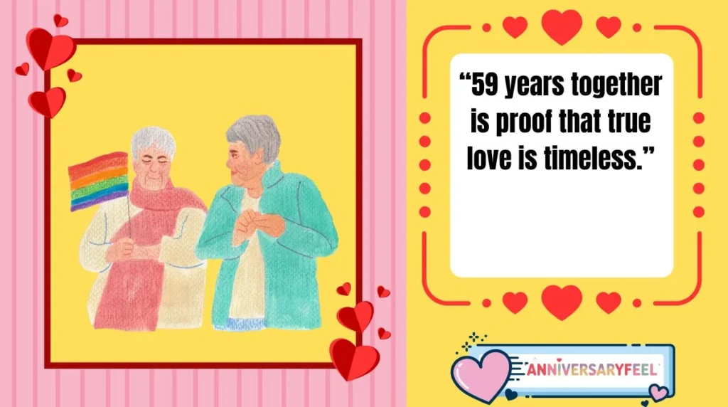 Top 10 Quotes for a 59th Wedding Anniversary