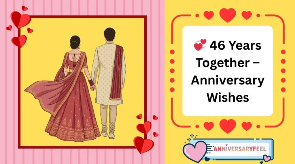 46 Years Together – Anniversary Wishes