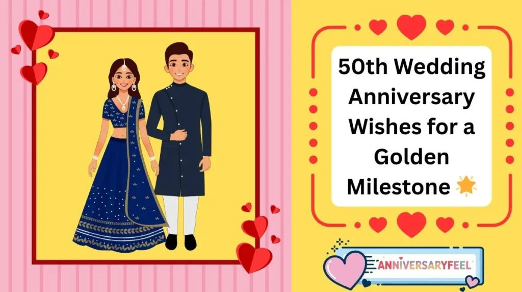 50th Wedding Anniversary Wishes for a Golden Milestone