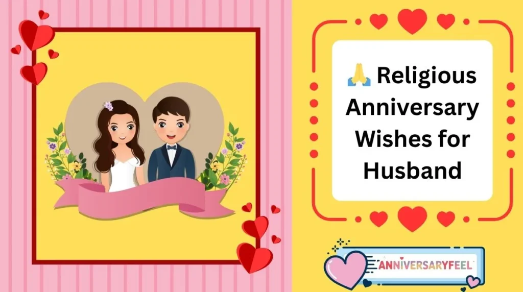 Religious Anniversary Wishes for Husband
