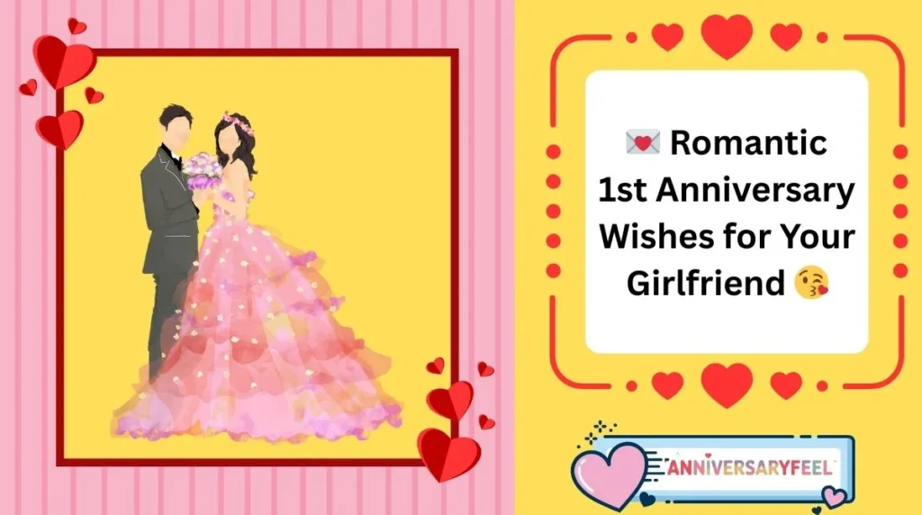 Romantic 1st Anniversary Wishes for Your Girlfriend