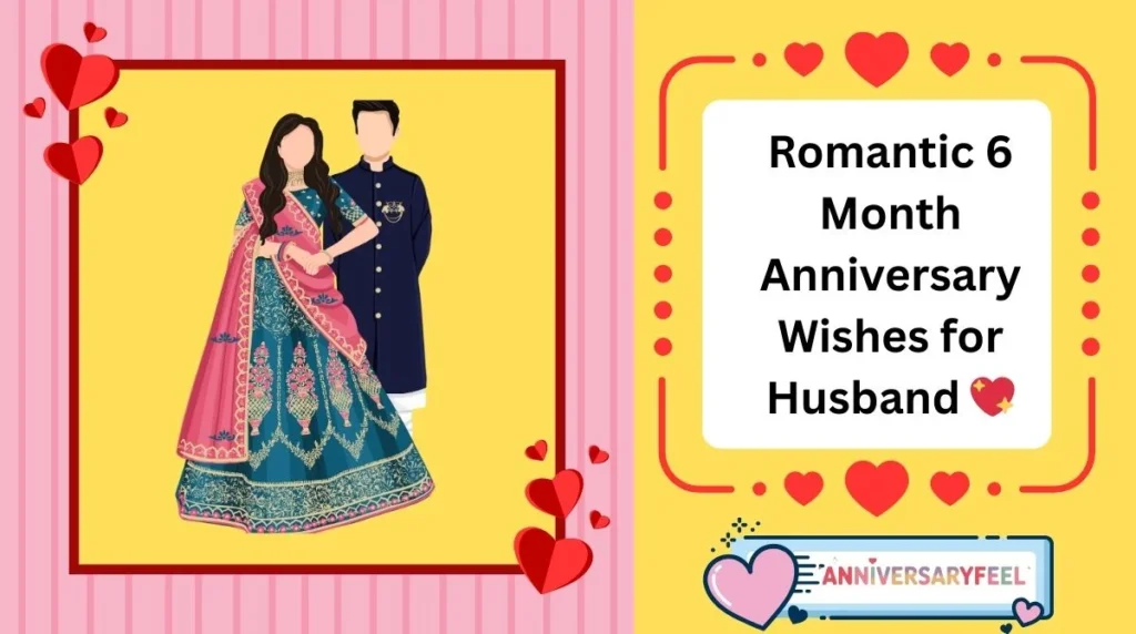 Romantic 6 Month Anniversary Wishes for Husband