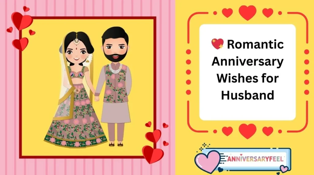 Romantic Anniversary Wishes for Husband