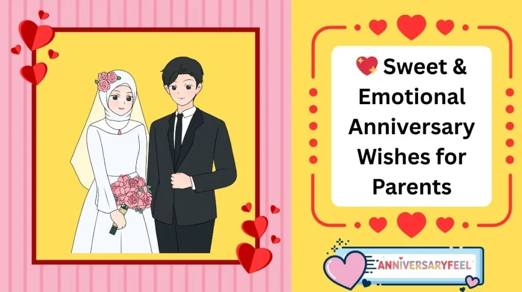 Sweet & Emotional Anniversary Wishes for Parents