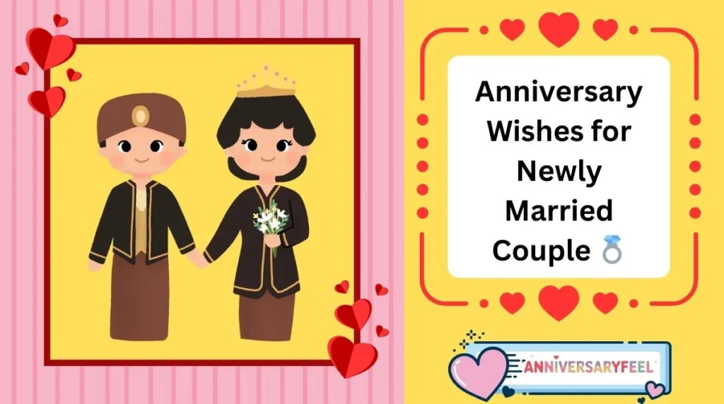 Anniversary Wishes for Newly Married Couple