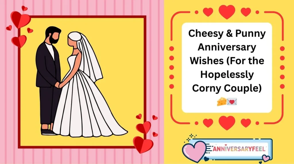 Cheesy & Punny Anniversary Wishes (For the Hopelessly Corny Couple)