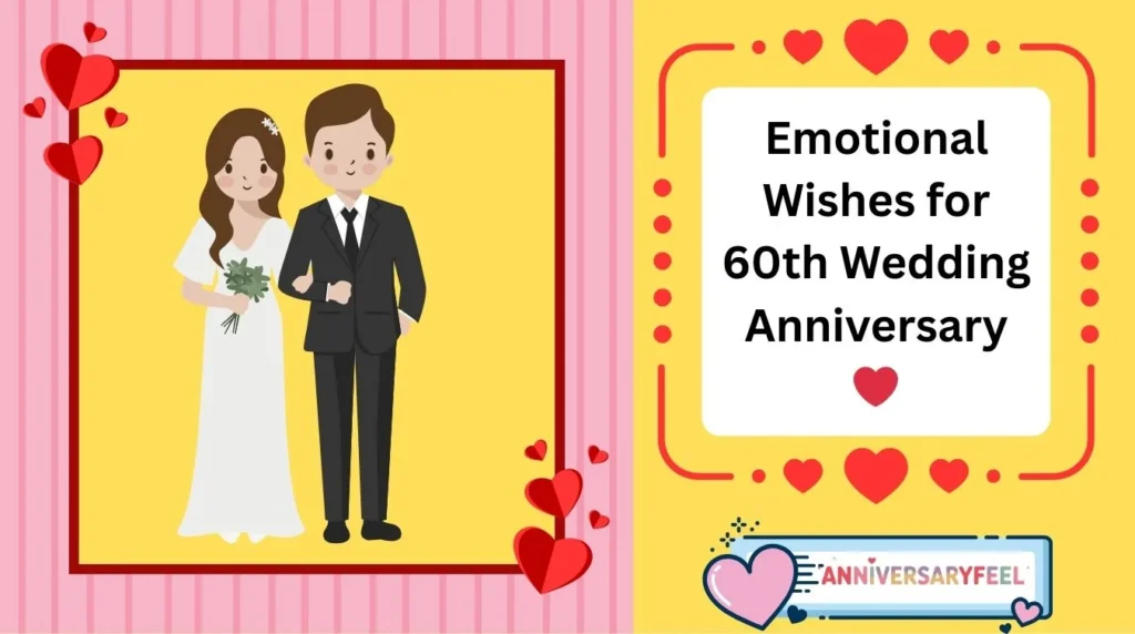 Emotional Wishes for 60th Wedding Anniversary
