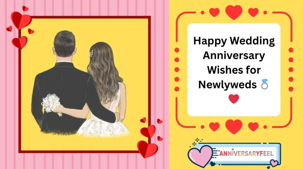 Happy Wedding Anniversary Wishes for Newlyweds