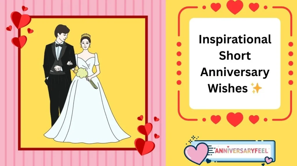 Inspirational Short Anniversary Wishes
