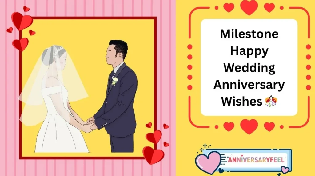 Milestone Happy Wedding Anniversary Wishes