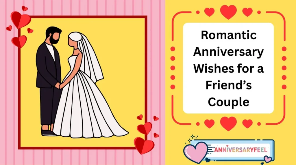 Romantic Anniversary Wishes for a Friend’s Couple