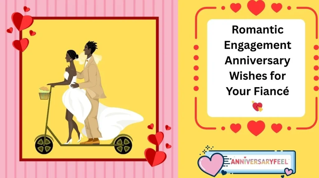 Romantic Engagement Anniversary Wishes for Your Fiancé