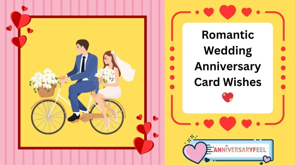 Romantic Wedding Anniversary Card Wishes