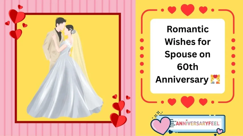 Romantic Wishes for Spouse on 60th Anniversary