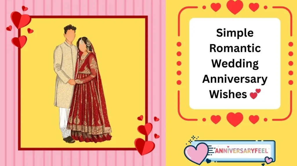 Simple Heartfelt Wedding Anniversary Wishes for Parents