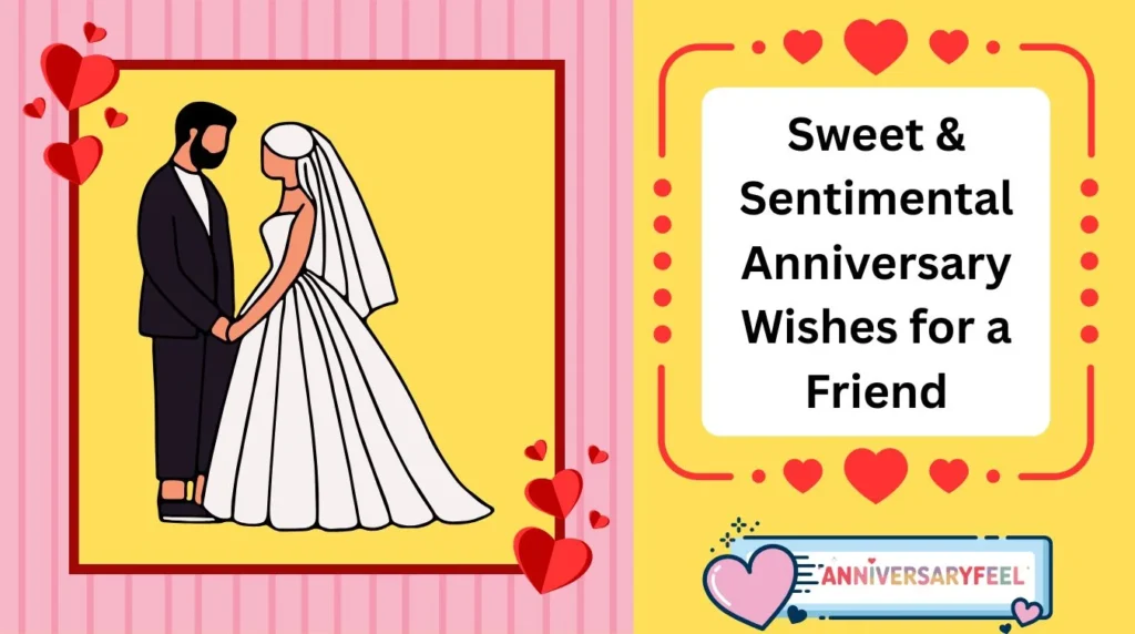 Sweet & Sentimental Anniversary Wishes for a Friend