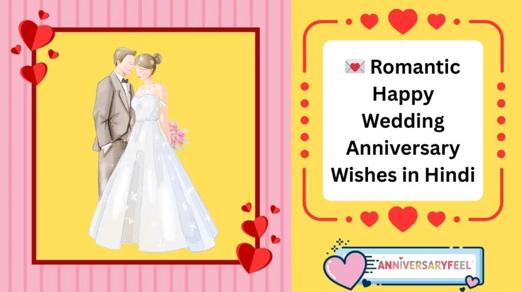 Romantic Happy Wedding Anniversary Wishes in Hindi