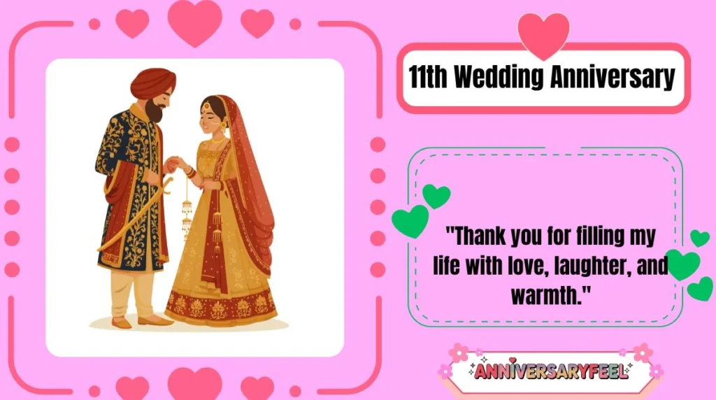 11th Wedding Anniversary