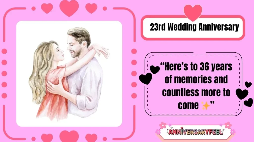 23rd Wedding Anniversary