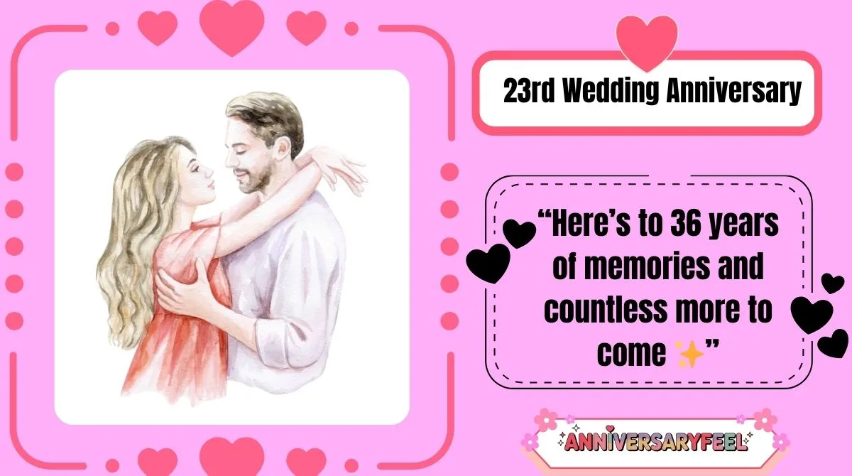 23rd Wedding Anniversary