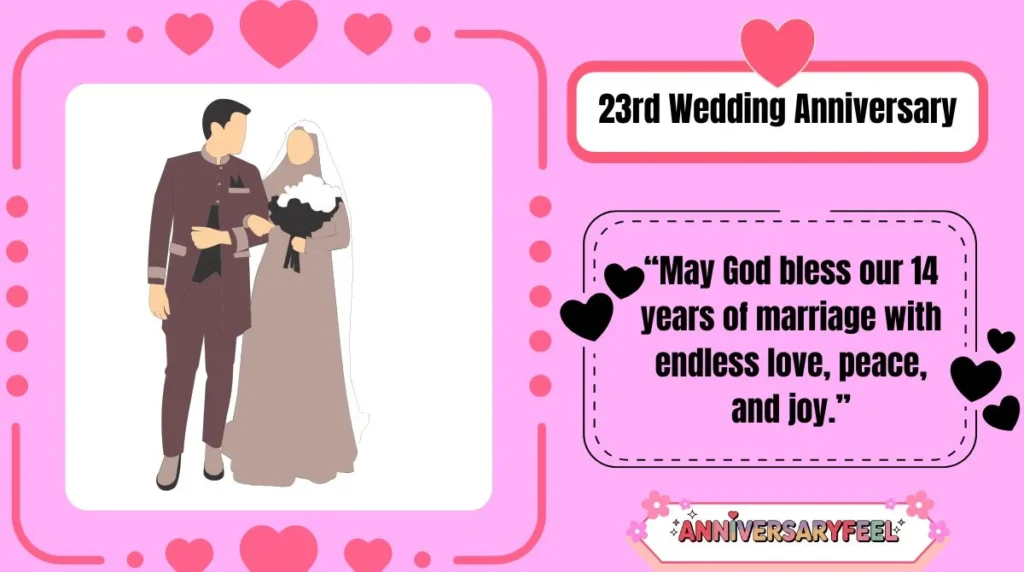 23rd Wedding Anniversary