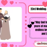 23rd Wedding Anniversary