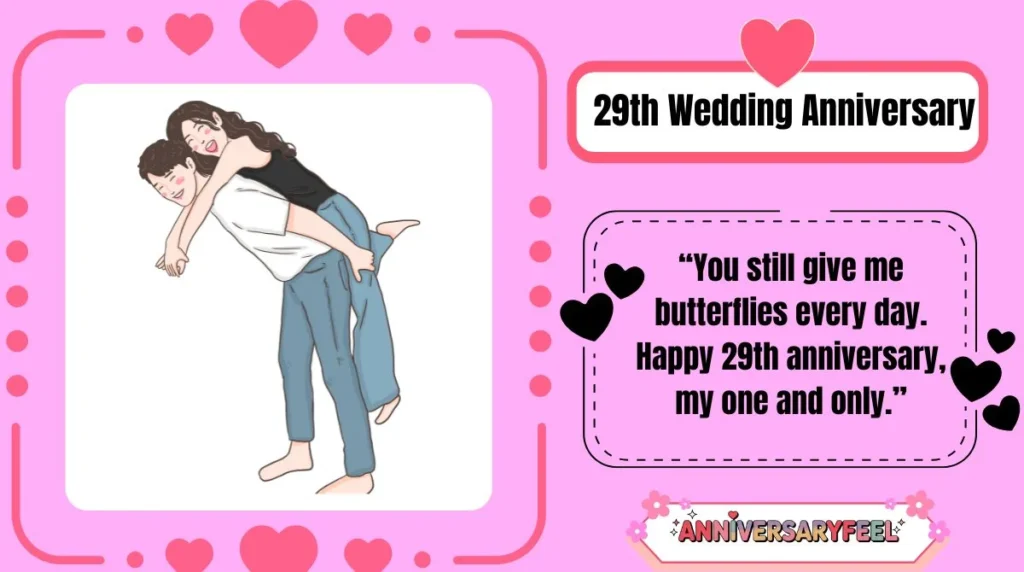 29th Wedding Anniversary