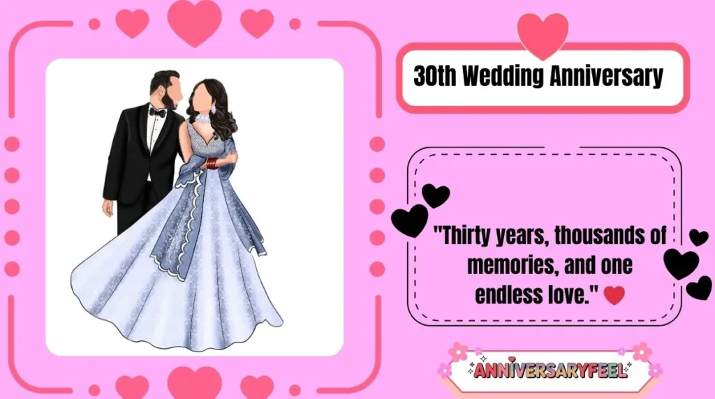 30th Wedding Anniversary