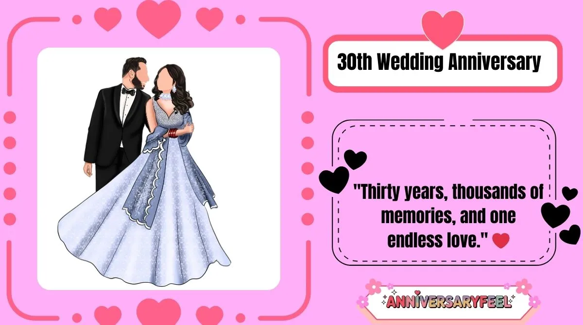 30th Wedding Anniversary