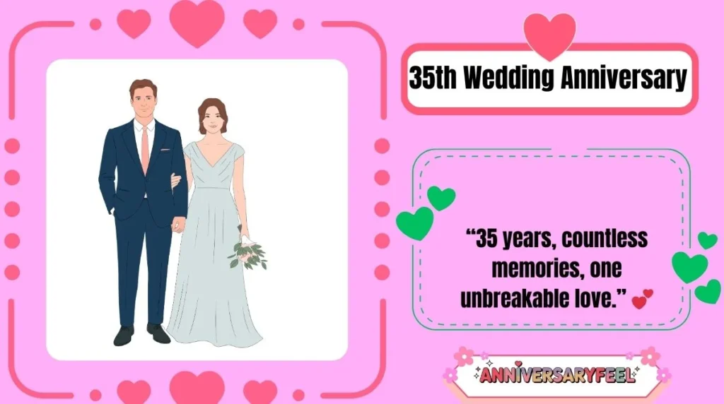 35th Wedding Anniversary